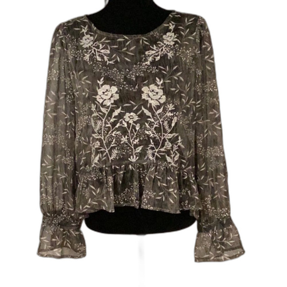 Lulus Tops - Lulu’s Flowered Blouse